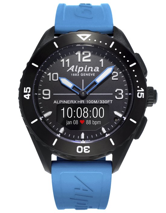 Alpina Mens Analogue-Digital Quartz Watch AlpinerX Alive Swiss Made