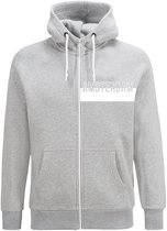 Fox Originals Halfside Zip Hoodie Amsterdam Heren & Dames Katoen Grijs Maat XL