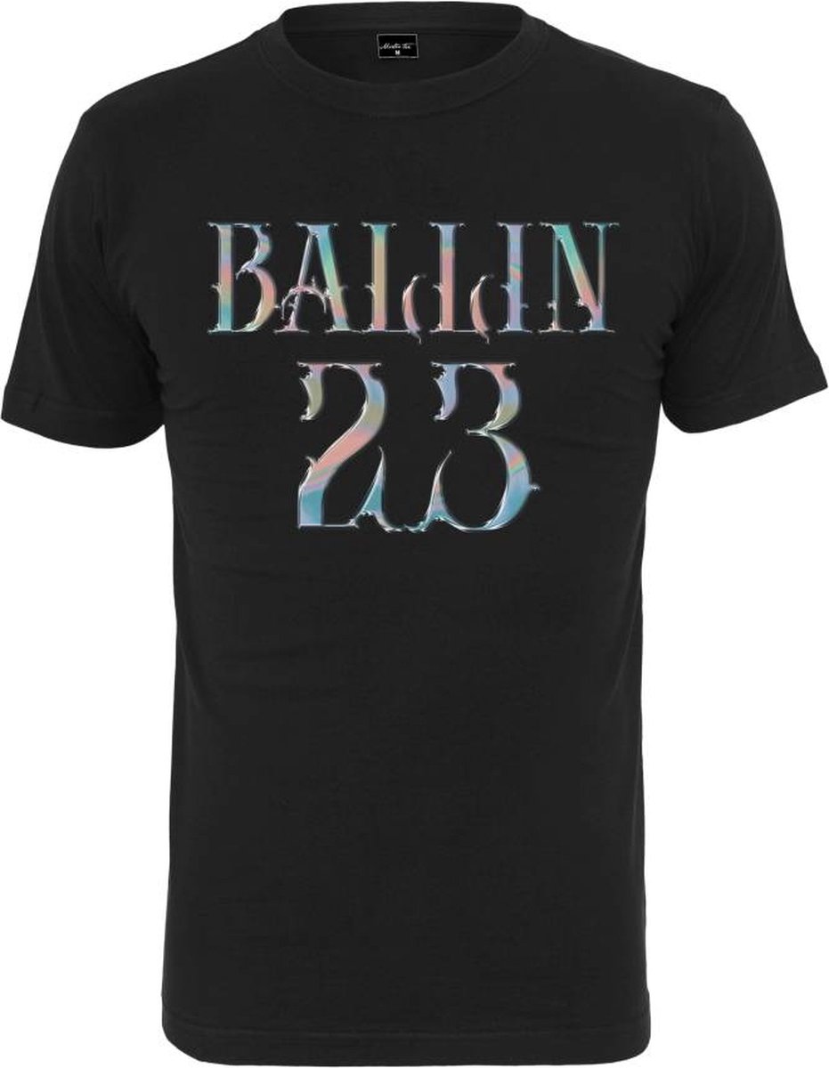 Mister Tee Shining Ballin 23 Heren T-shirt XL Zwart