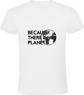 Because there is no Planet B | Heren T-shirt | Wit | Earth | Aarde | Planeet | Uniek | Milieu | Bewust | Vriendelijk | Liefdadigheid | Klimaatactivist