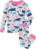 Hatley 2delige Meisjes Pyjama Aquatic Friends - 110