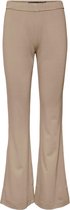 Vero Moda VMKAMMA MR FLARED JERSEY PANT NOOS Dames Broek Nomad  - Maat  M x L34