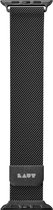 LAUT Steel Loop Roestvrij Staal Bandje Geschikt voor Apple Watch Series 1 (38mm) - Zwart