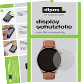 dipos I 6x Beschermfolie mat compatibel met Amazfit GTR 3 Pro Folie screen-protector (expres kleiner dan het glas omdat het gebogen is)