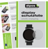 dipos I 6x Beschermfolie mat compatibel met TicWatch E3 Smartwatch Folie screen-protector (expres kleiner dan het glas omdat het gebogen is)