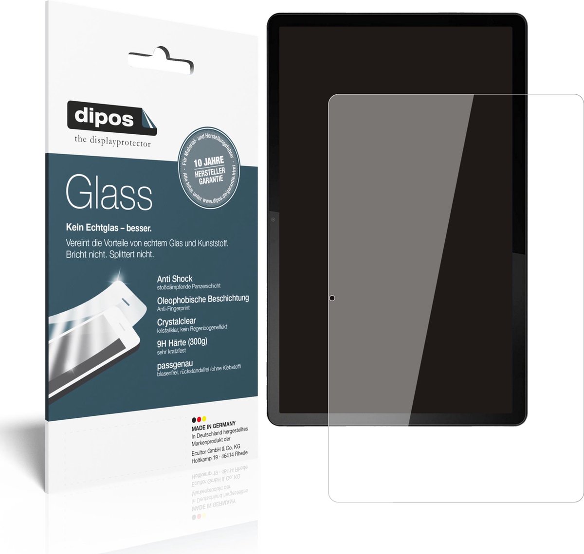 dipos I 2x Pantserfolie helder compatibel met Lenovo Tab11 Beschermfolie 9H screen-protector