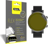 dipos I 3x Beschermfolie 100% compatibel met TicWatch E3 Smartwatch Folie I 3D Full Cover screen-protector