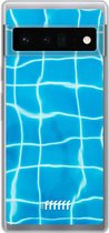 6F hoesje - geschikt voor Google Pixel 6 Pro -  Transparant TPU Case - Blue Pool #ffffff