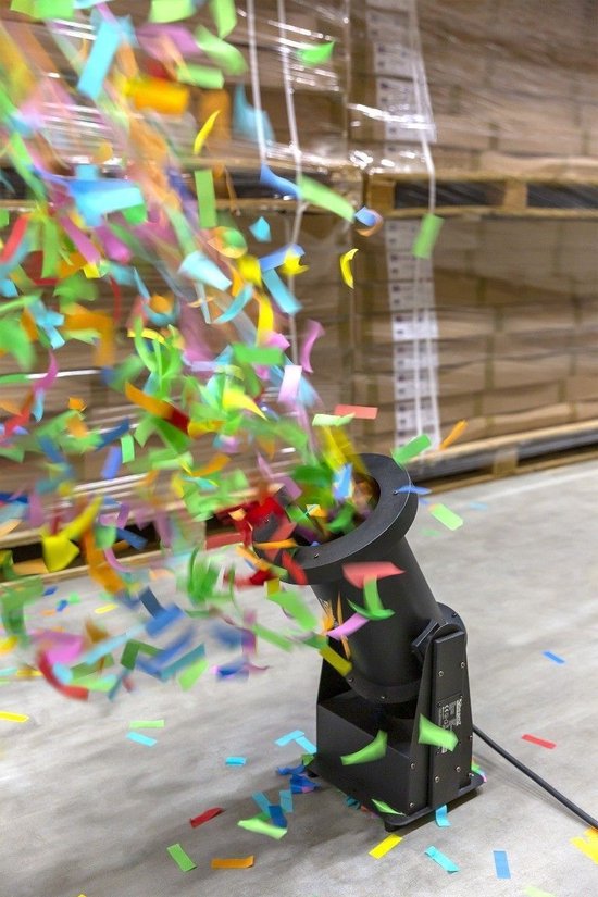 BeamZ CC1200 Confetti launcher met DMX en draadloze afstandsbediening - BeamZ Professional