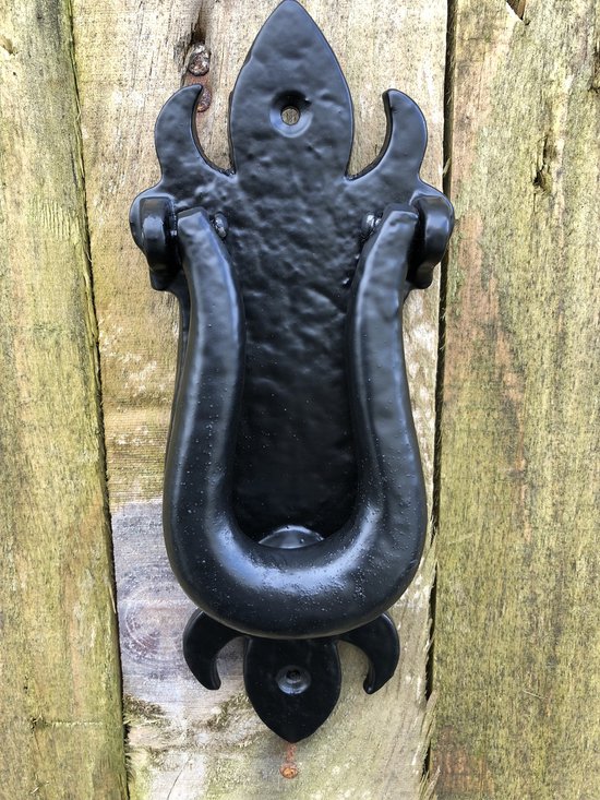 Heurtoir de porte en fer - comme heurtoir de porte antique,  Scorpion-rustique-noir | bol