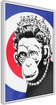 Banksy: Monkey Queen.