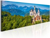 Schilderij - Magic Places: Neuschwanstein Castle.