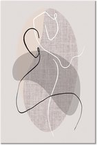Schilderij - Dance Experience (1 Part) Vertical.