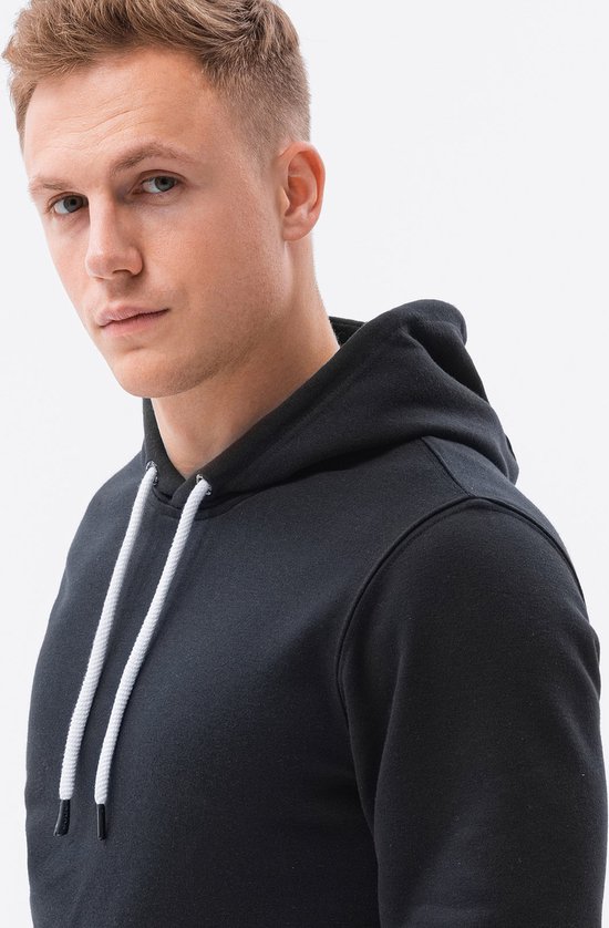 Ombre - sweat à capuche pour hommes noir - basique