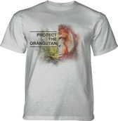 T-shirt Protect Orangutan Grey S