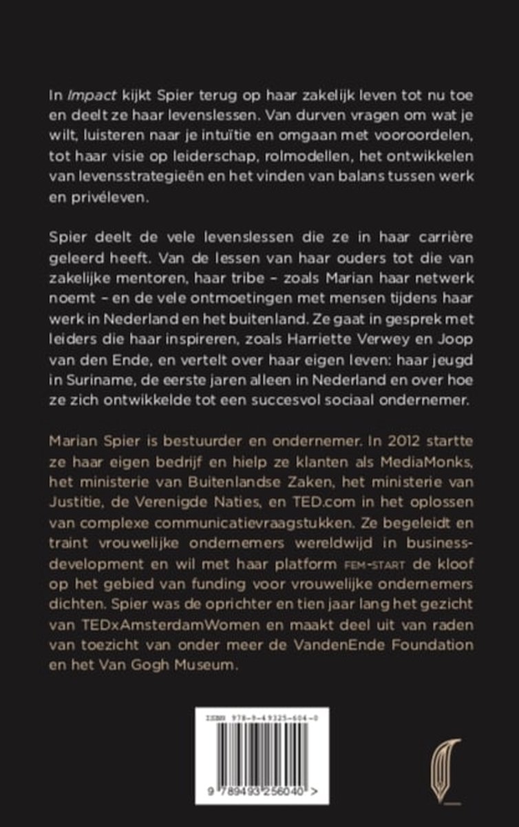 Impact - back cover