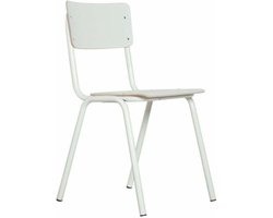 Workliving School Eetkamerstoel - Houten Design Wit