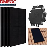 Pakket - 4 stuks DMEGC 370wp - APSystems DS3-L micro omvormers - Schuindak Portrait / Geen monitoring