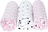 Motherhood Classic Pink 70 x 80 cm Hydrofiel Luiers 3 stuks 078 141