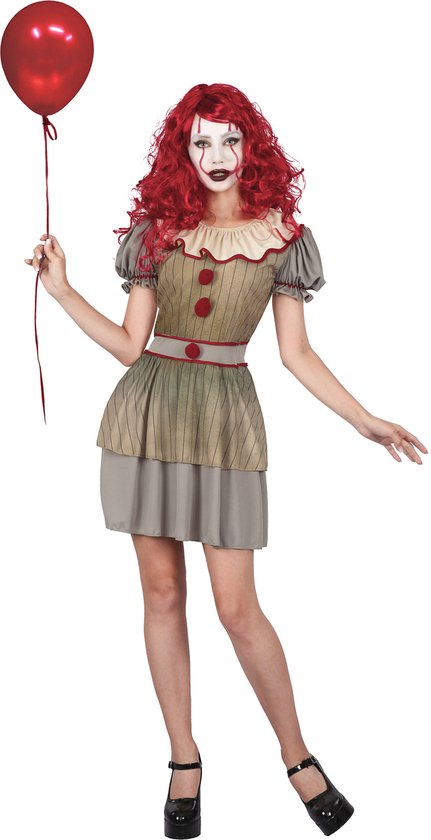 LUCIDA - Psychopathische clown kostuum voor vrouwen