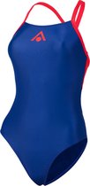 Aquasphere Essential Fly Back - Badpak - Dames - Blauw/Rood - 44