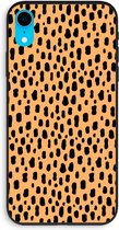 Case Company® - iPhone XR hoesje - Panter - 100% Biologisch Afbreekbaar - Duurzaam - Biodegradable Soft Case - Milieuvriendelijke Print op Achterkant - Zwarte Zijkanten - Bescherming Over de 