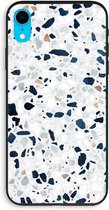 Case Company® - iPhone XR hoesje - Terrazzo N°1 - 100% Biologisch Afbreekbaar - Duurzaam - Biodegradable Soft Case - Milieuvriendelijke Print op Achterkant - Zwarte Zijkanten - Bescherming Ov