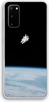 Case Company® - Galaxy S20 hoesje - Alone in Space - Soft Case / Cover - Bescherming aan alle Kanten - Zijkanten Transparant - Bescherming Over de Schermrand - Back Cover