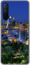 Geschikt voor OnePlus Nord CE 5G hoesje - Rotterdam - Nederland - Skyline - Siliconen Telefoonhoesje