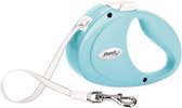 Trixie Flexi PUPPY Rollijn met Band Licht blauw