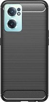 Cazy OnePlus Nord CE2 hoesje - Rugged TPU Case - zwart