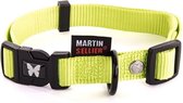Martin Sellier Hondenhalsband Verstelbaar 45-65 Cm Nylon Lime