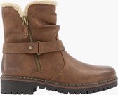 easy street Cognac enkellaars gevoerd - Maat 38