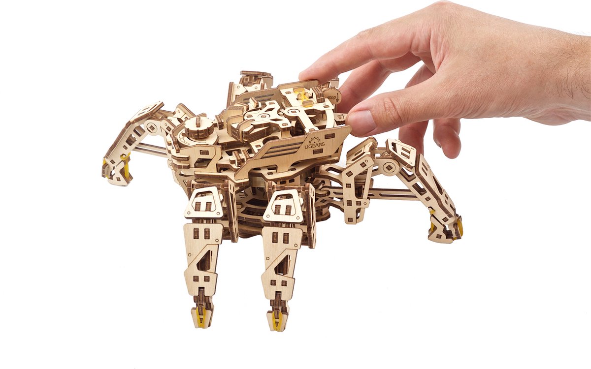 UGEARS Houten 3D Model - Hexapod Verkenner — afbeelding 23