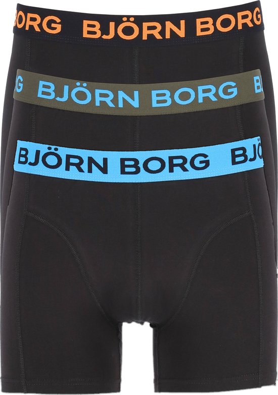 Björn Borg 3-pack core boxer noir multibande