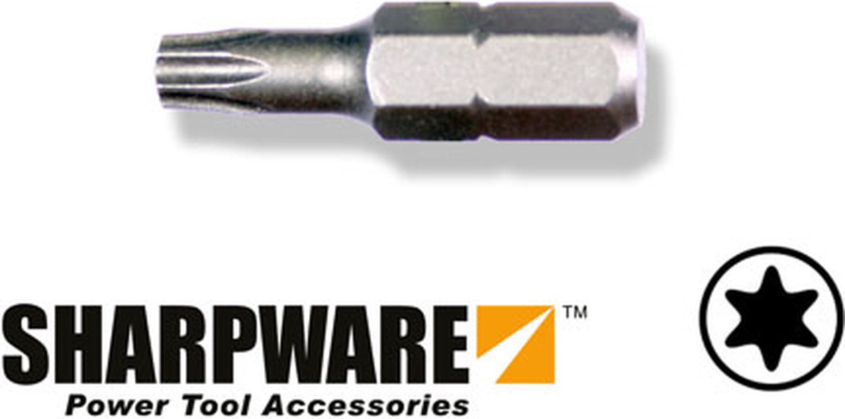 5 st. Sharpware Schroefbit Standard Torx T40