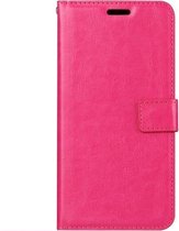LuxeBass Boekhoesje geschikt voor Nokia 5 - Roze - telefoonhoes - gsm hoes - telefoonhoesjes