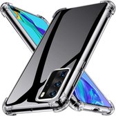 LuxeBass Hoesje geschikt voor Huawei P40 Pro Anti-shock silicone hoesje transparant