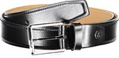 Calvin Klein Riem In Leer Zwart 110 Heren