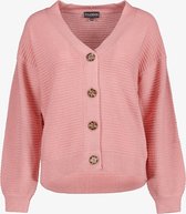 TwoDay gebreid dames vest - Roze - Maat XL