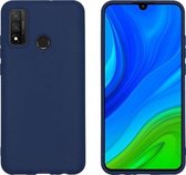 Siliconen Backcover Hoesje Huawei P Smart 2020 Blauw - Telefoonhoesje - Smartphonehoesje - Zonder Screen Protector