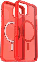 OtterBox Symmetry+ hoesje met MagSafe voor Apple iPhone 13 Mini - Rood