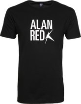 Alan Red - Mike T-shirt Logo Zwart - L - Slim-fit