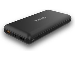 Philips DLP8720N/00 Powerbank - 2 USB-Poorten - LED-Indicator - Grote Capaciteit: 20000mAh - Zwart