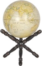 Wereldbol Decoratie 20*20*40 cm Beige, Geel Metaal, Kunststof Rond Wereld Globe Aardbol