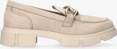 Eigen Label | Romy 19-a Tiany Kiriloff beige nubuck loafer chain - beige sole | Maat: 37