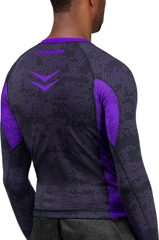 Rashguard à manches longues Hayabusa Arrow Classé - Violet - Taille S