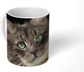 Mok - Kat met groene ogen - 350 ML - Beker
