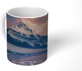 Mok - Winters landschap met ijs bij zonsondergang - 350 ML - Beker