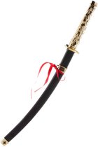 Ninja zwaard zwart-goud